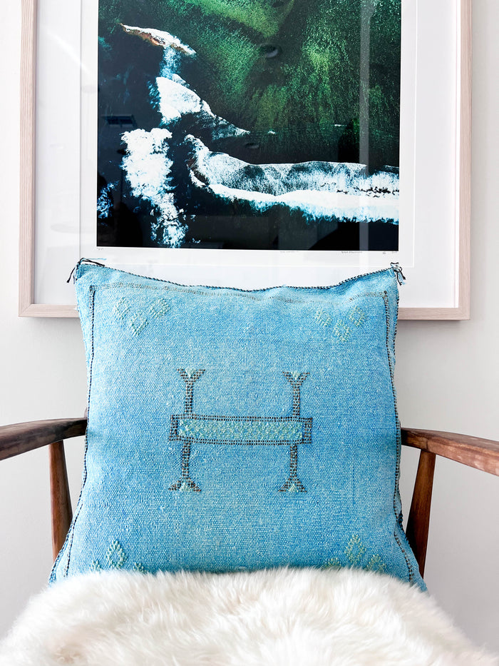 Sky XLIII Moroccan Sabra Cactus Silk Pillow