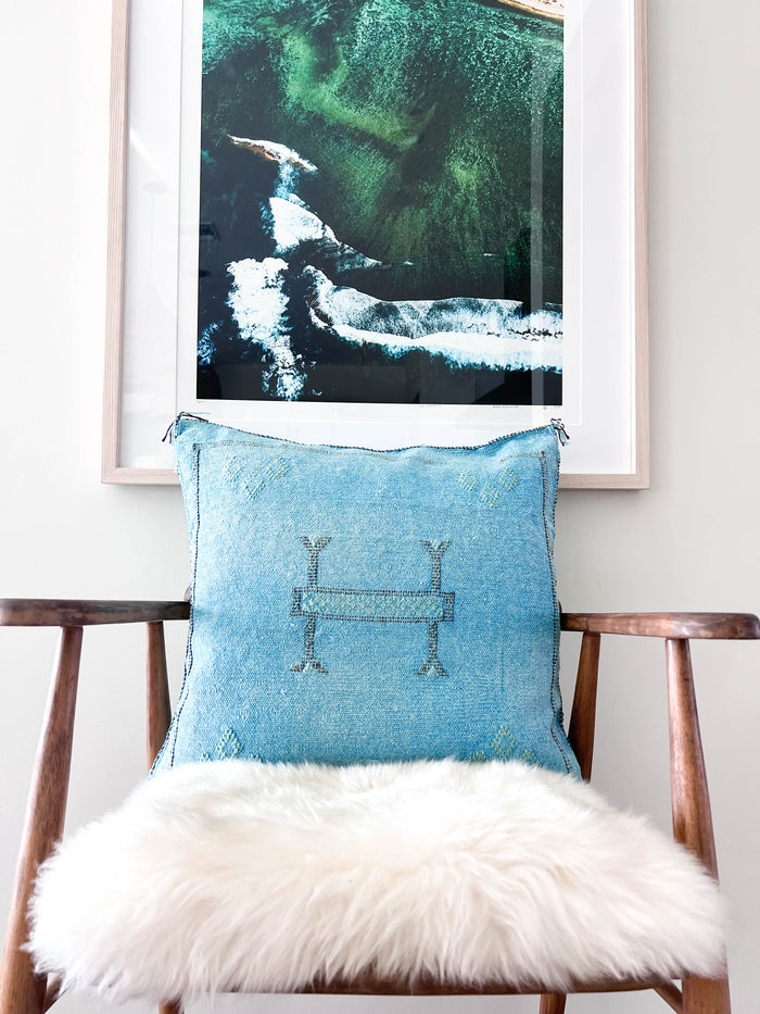 Sky XLIII Moroccan Sabra Cactus Silk Pillow