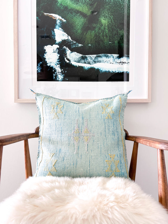 Sky XXXIX Moroccan Sabra Cactus Silk Pillow
