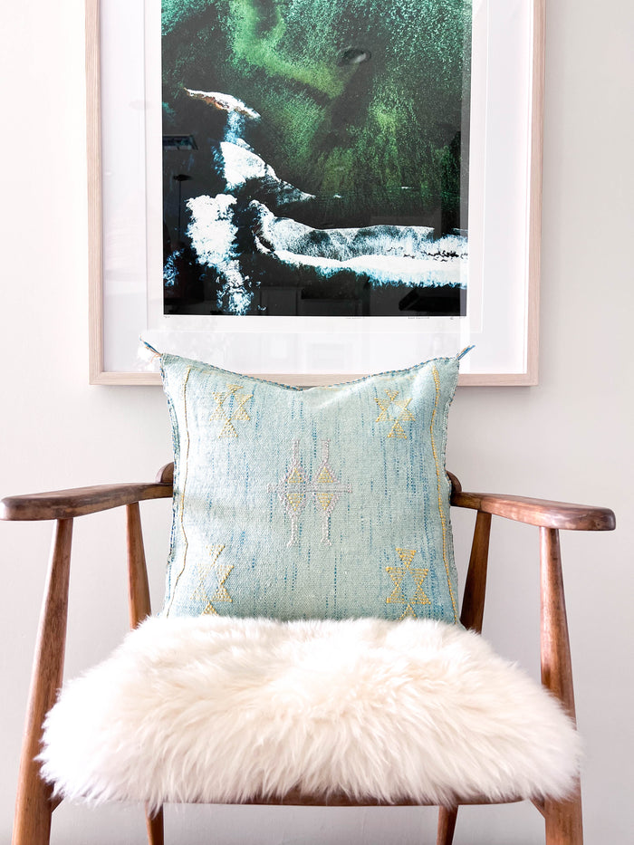 Sky XXXIX Moroccan Sabra Cactus Silk Pillow