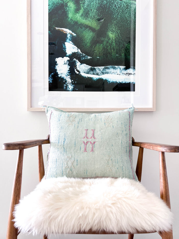 Sky XXXV Moroccan Sabra Cactus Silk Pillow