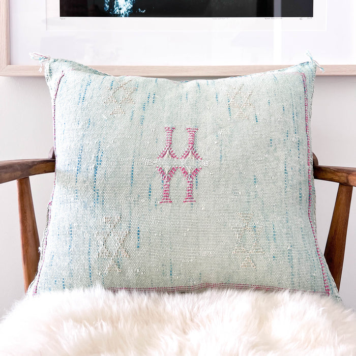 Sky XXXV Moroccan Sabra Cactus Silk Pillow