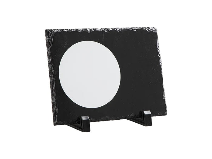 Slate with Sublimatable White Circle Patch (15*20cm/5.9inch*7.9inch)