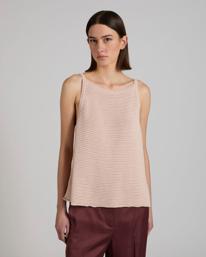 Slim fit cotton top