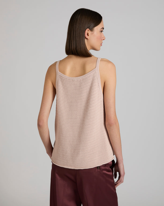 Slim fit cotton top