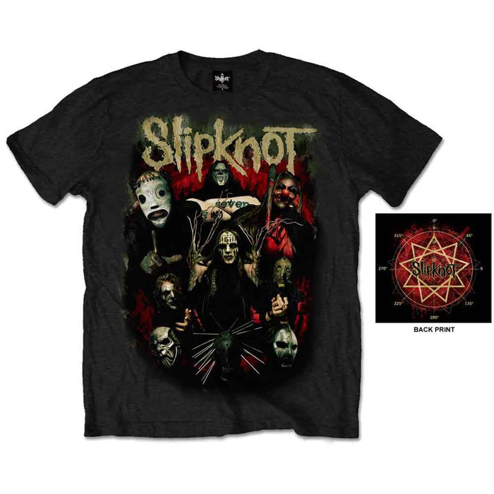 SLIPKNOT - COME PLAY DYING - T-Shirt Black (Back Print)