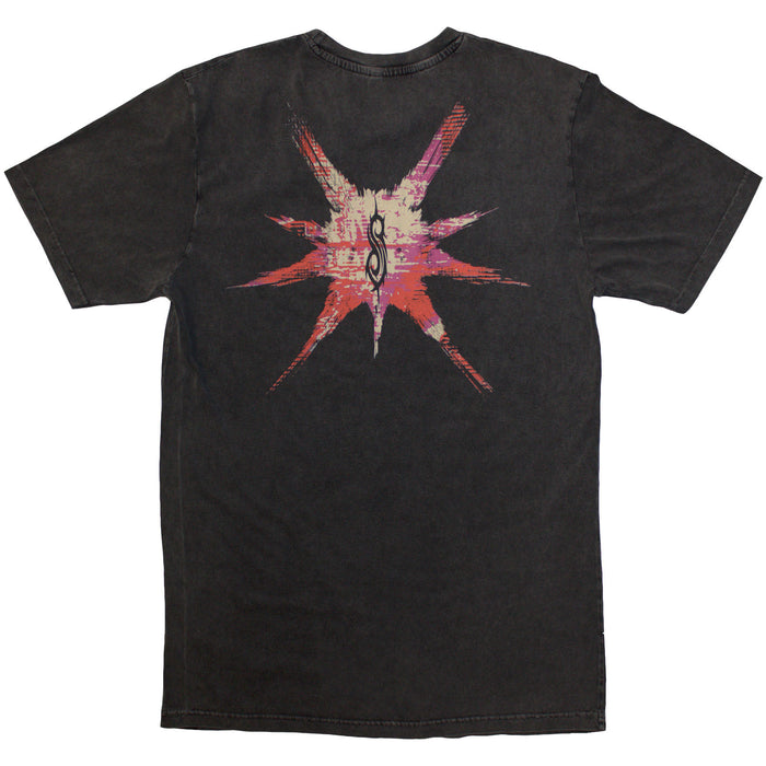 SLIPKNOT - THE END, SO FAR BARCODE - Stone Wash T-Shirt Grey (Back Print)