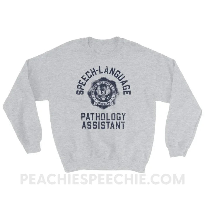 SLPA University Classic Sweatshirt - Sport Grey / S - Hoodies & Sweatshirts peachiespeechie.com