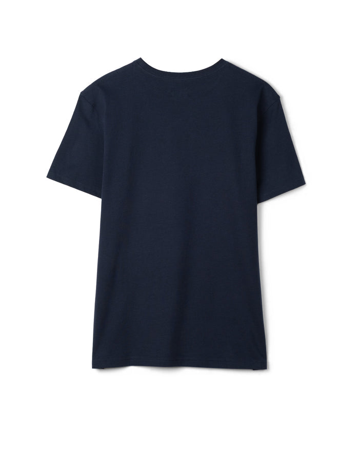 Smoke Em Mens Short Sleeve T-Shirt in Dress Blue