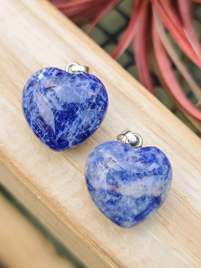 Sodalite Heart Pendant