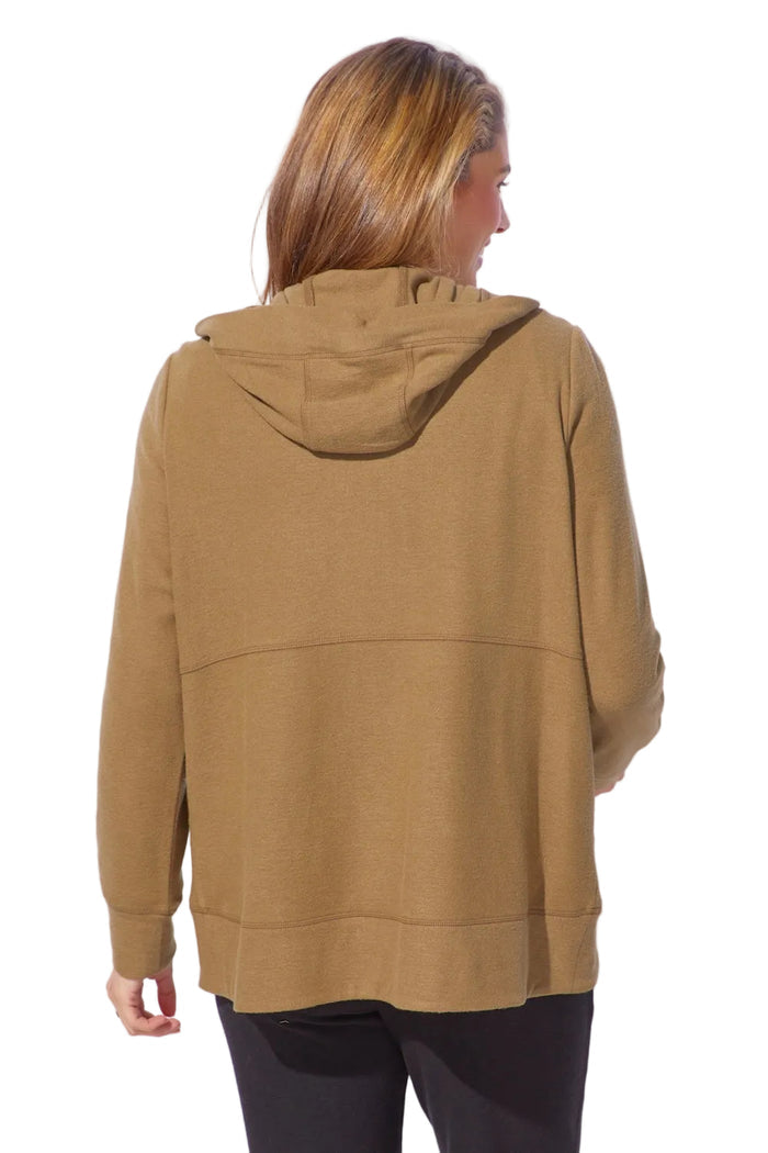 Soft Knit Hooded Cardigan in Willow  - 13271 - Size M Only!