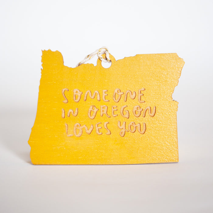 Someone in Oregon Loves You Ornament