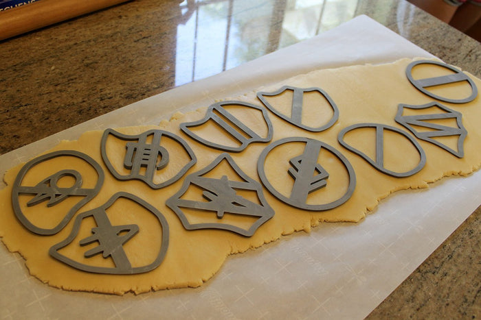 FFXIV Soul Stone Cookie Cutters (Set 2 of 3) -Drg, Brd, Blm, Drk, Ast - FF14- DRG Soul Crystal Cookie Cutter - LootCaveCo