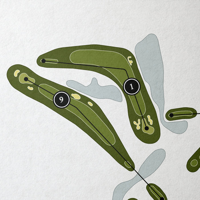 Spanish Wells Club | Golf Course Map | Close+Up