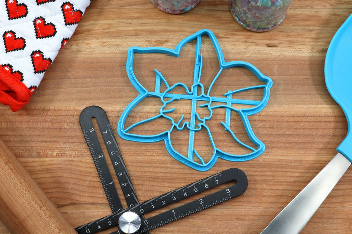 Spring Flower Cookie Cutters Set - Daffodil Cookie, Daisy Cookie , Orchid Cookie, Rose Cookie, Tulip Cookie - Spring Cookie Cutter