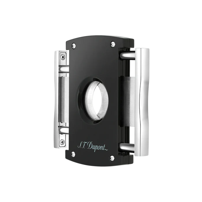 S.T. Dupont Cigar Cutter MaxiJet Black And Chrome - 3265
