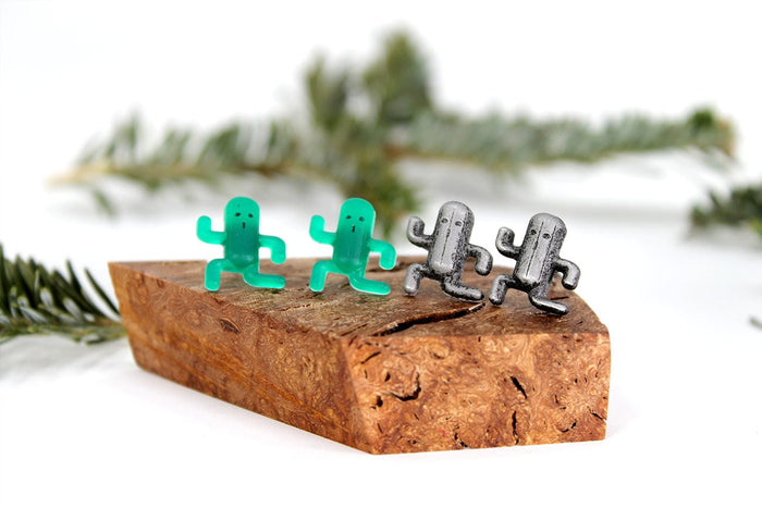 Final Fantasy XV Cactuar Earrings -Stainless Steel Stud- FFXV Final Fantasy 15