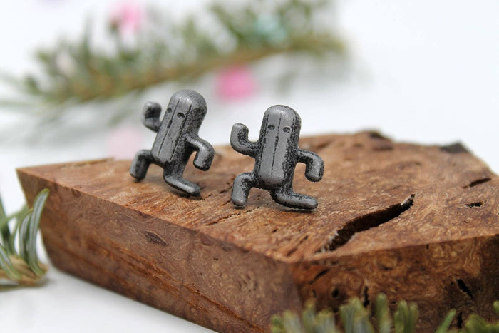 Final Fantasy XV Cactuar Earrings -Stainless Steel Stud- FFXV Final Fantasy 15