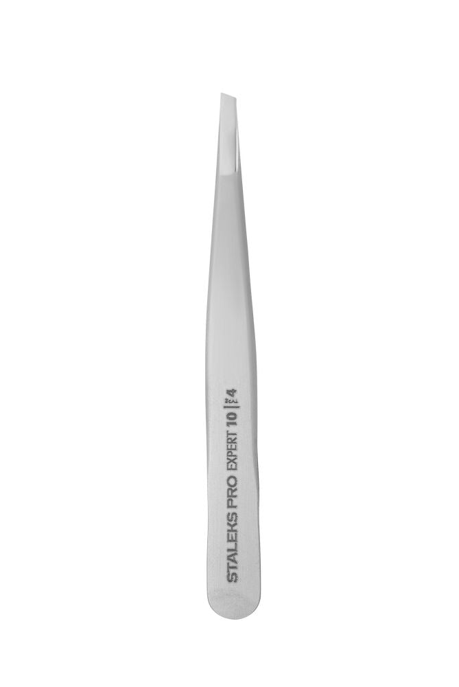 Staleks Eyebrow tweezers EXPERT 10 TYPE 4 (narrow beveled)