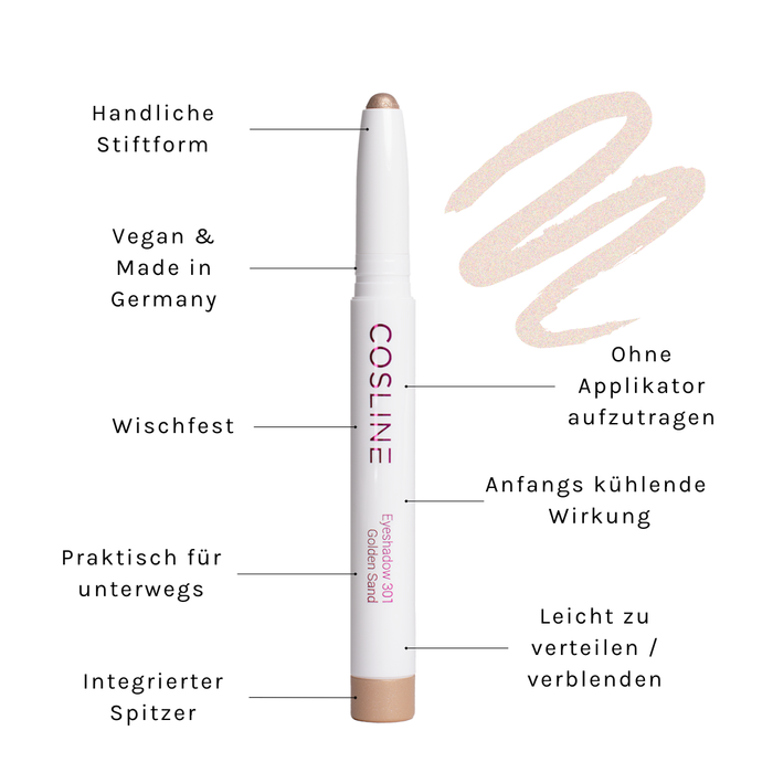 COSLINE Eyeshadow Golden Sand 301 Benefit