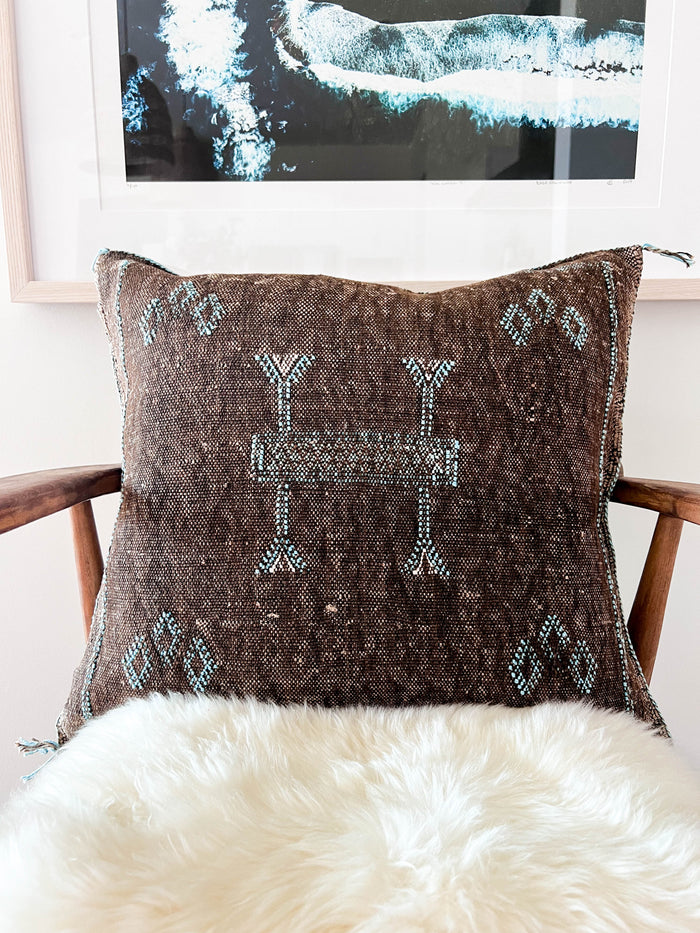 Stone XXXIII Moroccan Sabra Cactus Silk Pillow