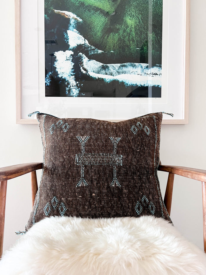 Stone XXXIII Moroccan Sabra Cactus Silk Pillow