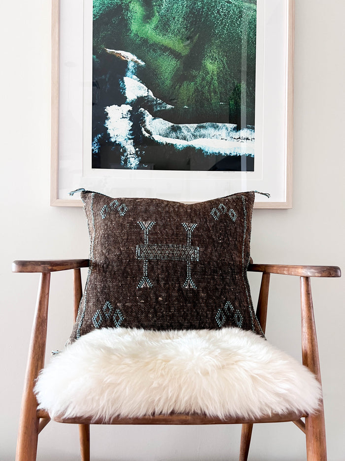 Stone XXXIII Moroccan Sabra Cactus Silk Pillow