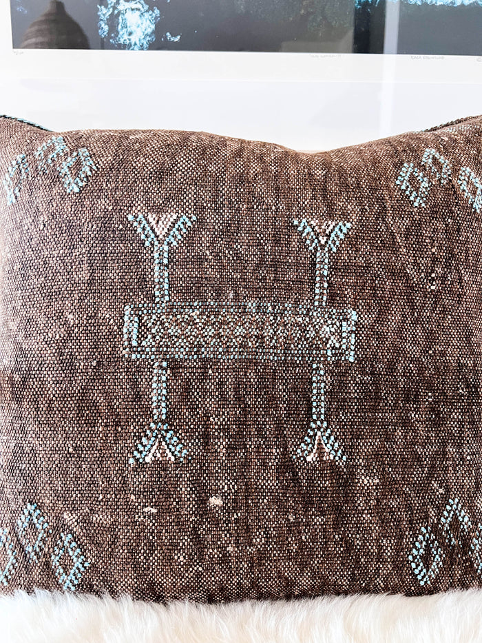 Stone XXXIII Moroccan Sabra Cactus Silk Pillow