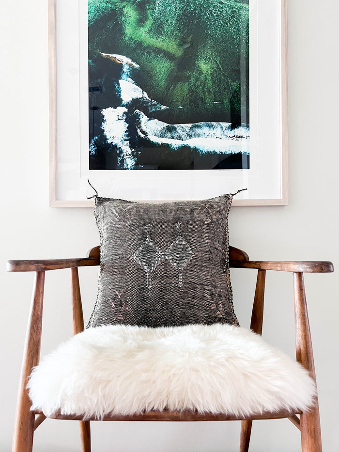 Stone XXXIV Moroccan Sabra Cactus Silk Pillow