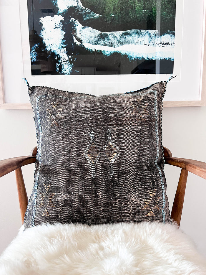 Stone XXXV Moroccan Sabra Cactus Silk Pillow