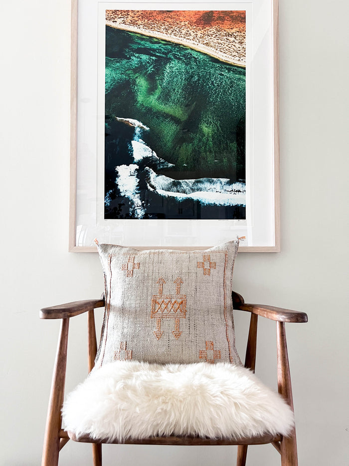 Storm IX Moroccan Sabra Cactus Silk Pillow