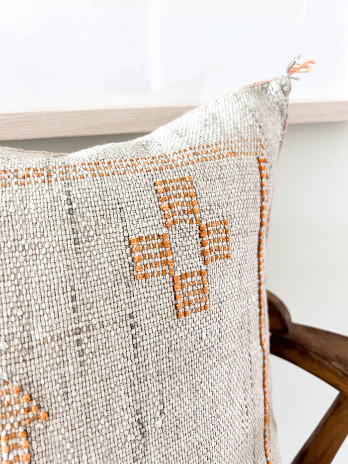 Storm IX Moroccan Sabra Cactus Silk Pillow