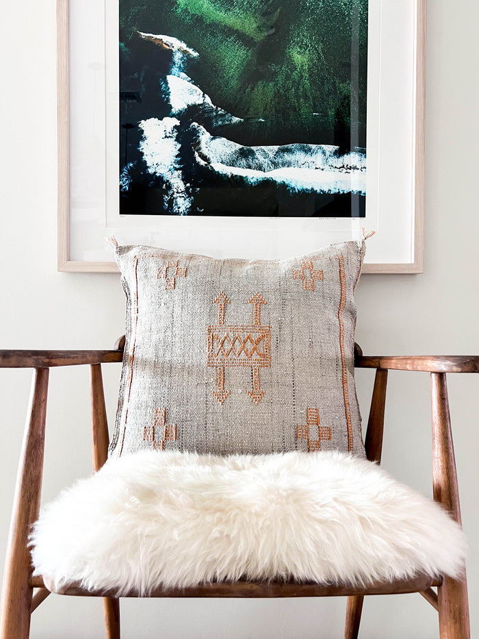 Storm X Moroccan Sabra Cactus Silk Pillow