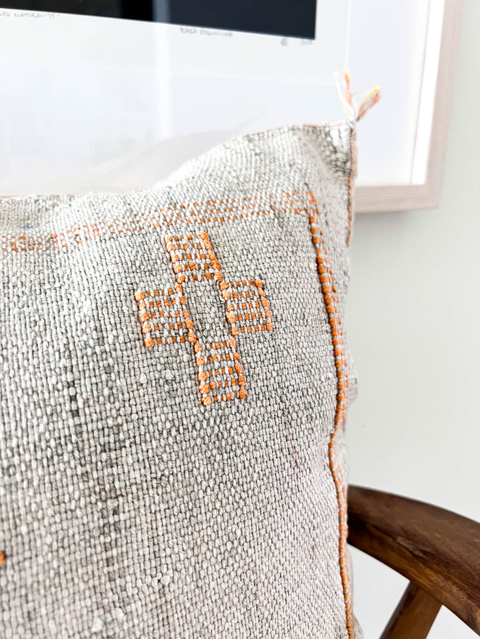Storm X Moroccan Sabra Cactus Silk Pillow