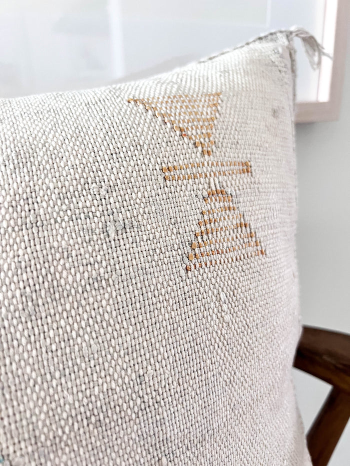 Storm XII Moroccan Sabra Cactus Silk Pillow