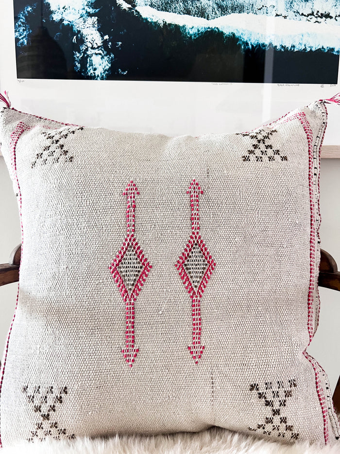 Storm XIII Moroccan Sabra Cactus Silk Pillow