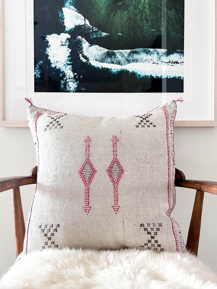 Storm XIII Moroccan Sabra Cactus Silk Pillow