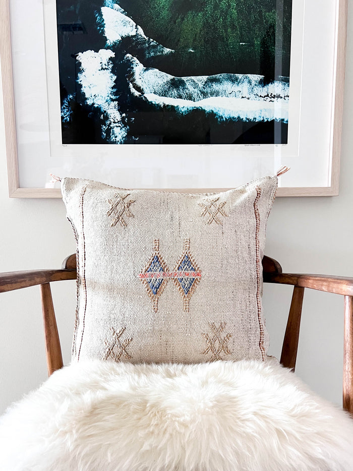 Storm XIV Moroccan Sabra Cactus Silk Pillow