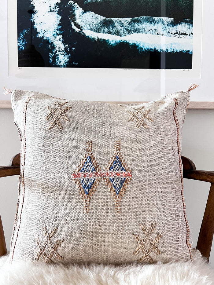 Storm XIV Moroccan Sabra Cactus Silk Pillow