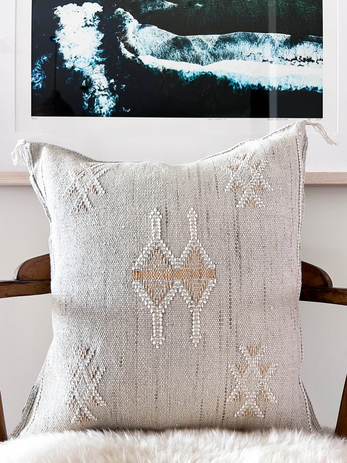 Storm XV Moroccan Sabra Cactus Silk Pillow