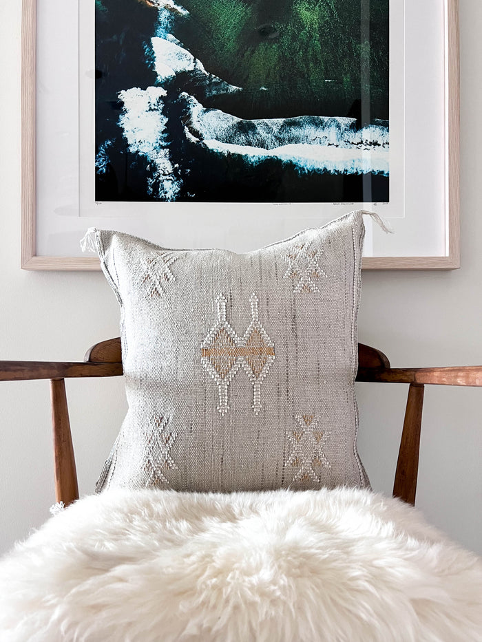 Storm XV Moroccan Sabra Cactus Silk Pillow