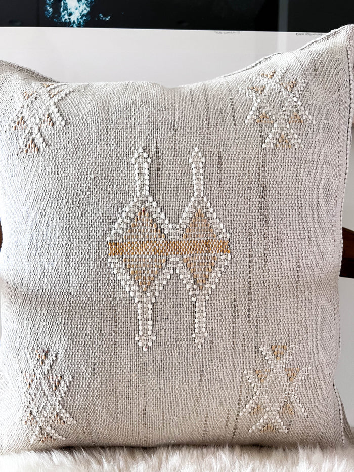 Storm XV Moroccan Sabra Cactus Silk Pillow