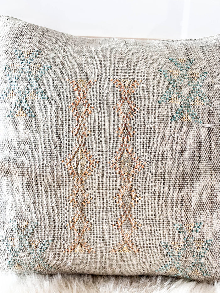 Storm XVI Moroccan Sabra Cactus Silk Pillow
