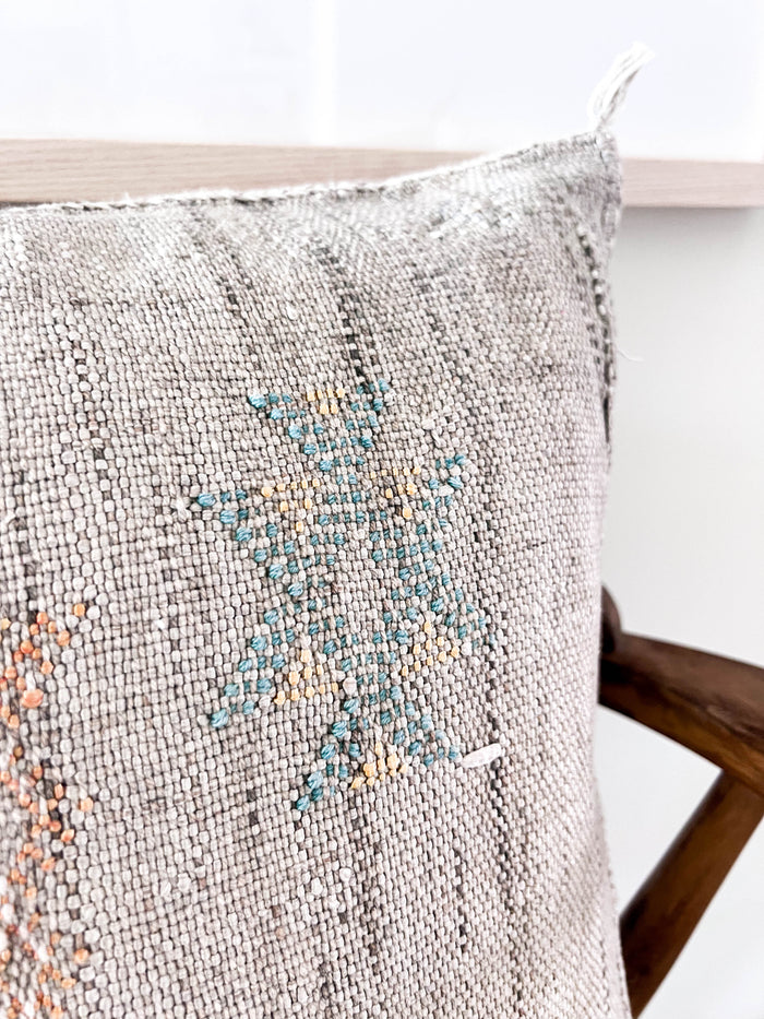 Storm XVI Moroccan Sabra Cactus Silk Pillow