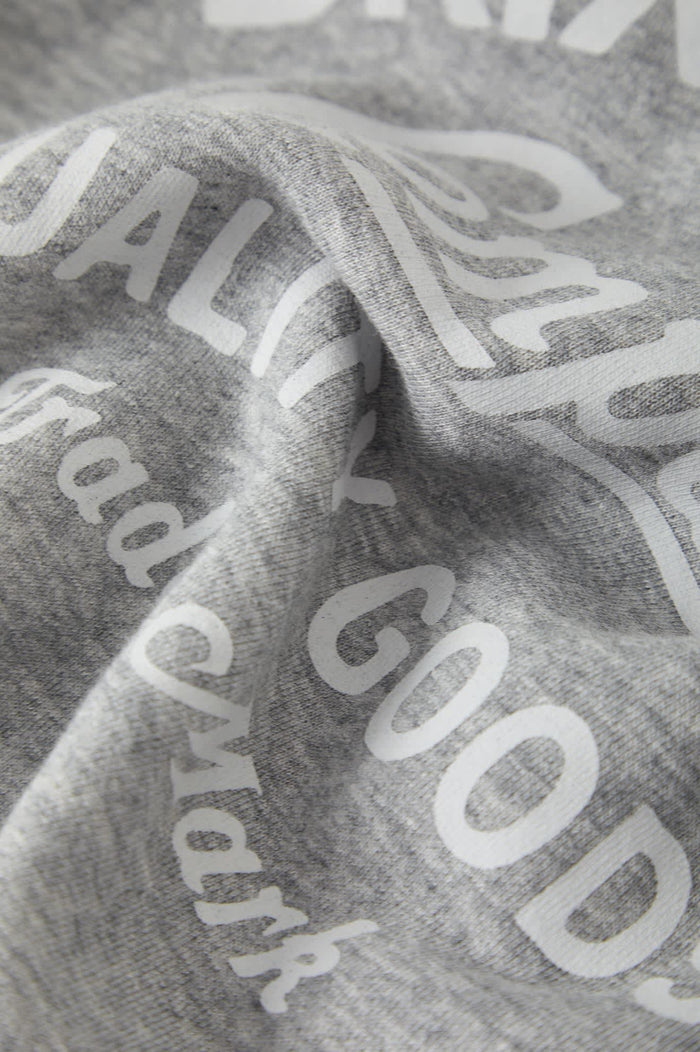 Men's Straton Crew in the color Heather Grey - Additional Laydown image