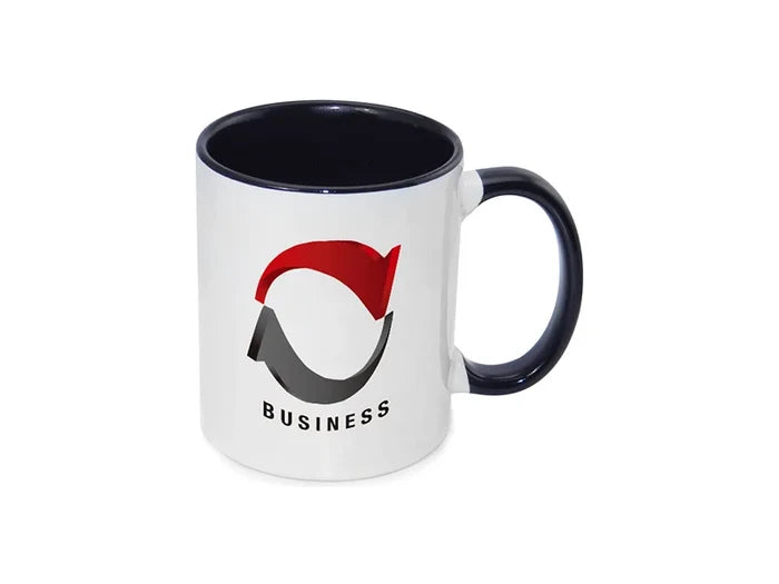 Sublimation 11oz Inner Rim Color Mug - Black