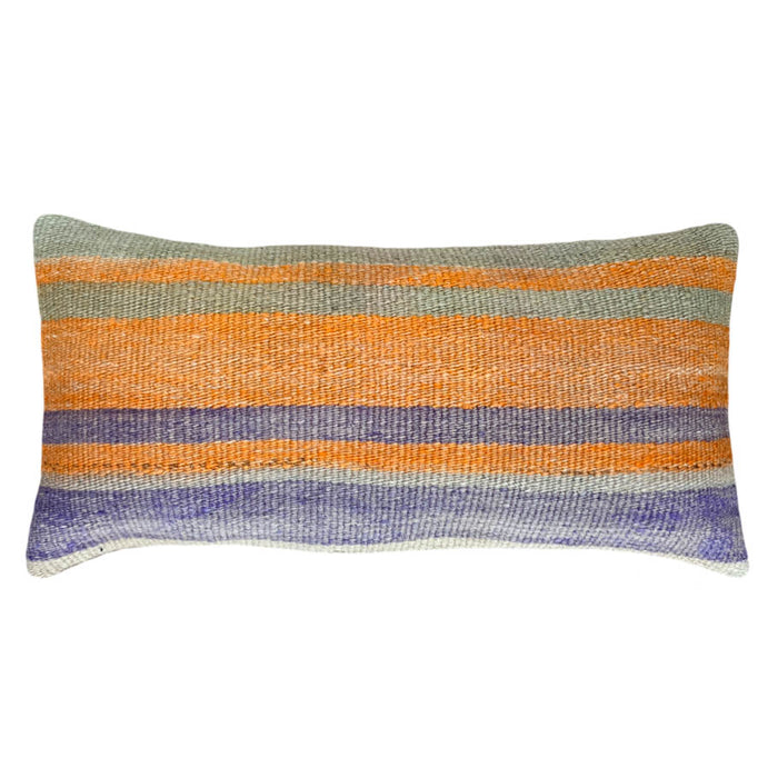 Summer II Lumbar Kilim Pillow (10x20)