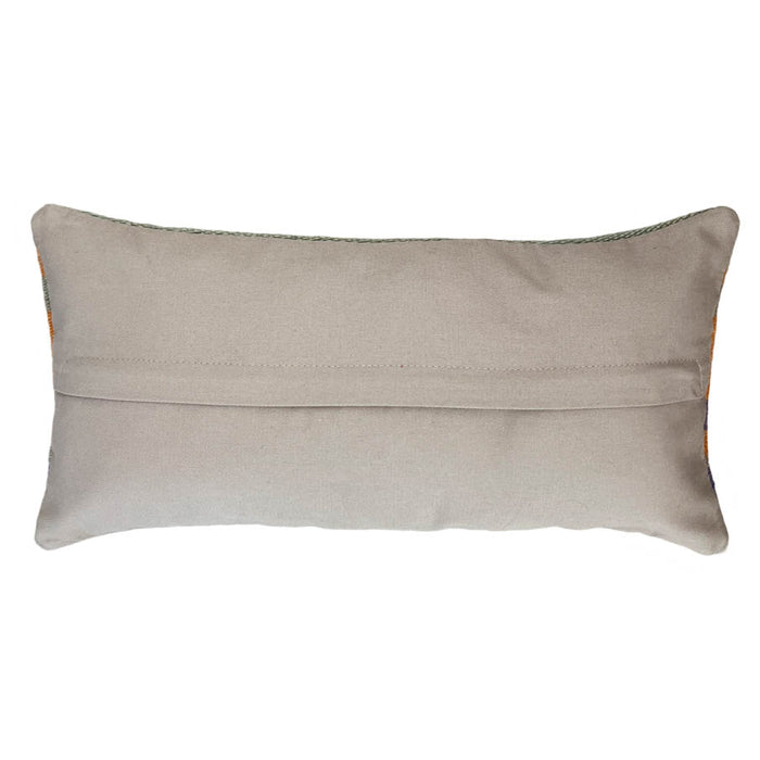 Summer II Lumbar Kilim Pillow (10x20)