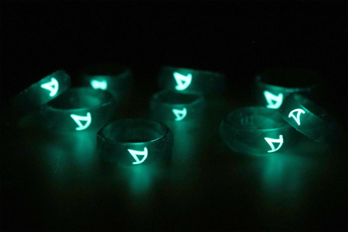 Summoner FFXIV Ring Glow in the Dark Soul Crystal/SMN Job Stone Final Fantasy XIV FF14 - LootCaveCo