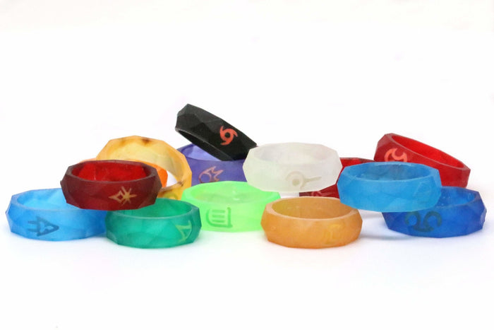 Summoner FFXIV Ring Glow in the Dark Soul Crystal/SMN Job Stone Final Fantasy XIV FF14 - LootCaveCo